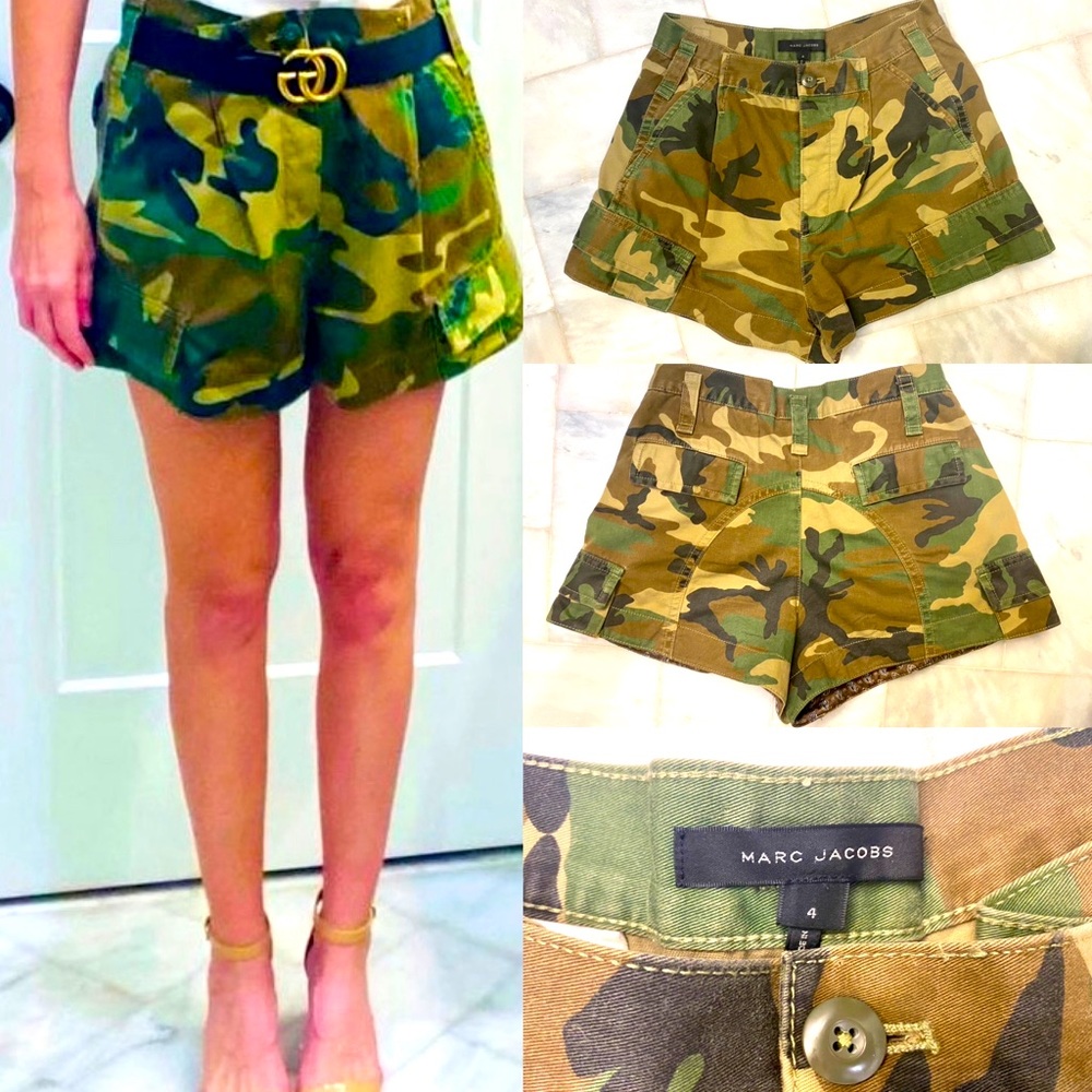 Camo Marc Jacobs Shorts - Size 4